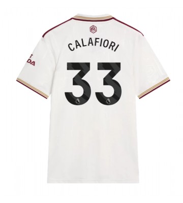 Arsenal Riccardo Calafiori #33 Tredje Tröja 2025-26 Kortärmad